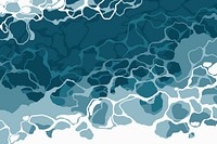 Gradient water surface background illustration design vector