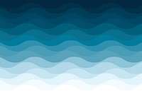 Gradient blue wave pattern background design vector
