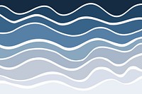 Blue wave background color layers design