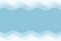 Blue wave layers background design, social media banner psd