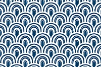 Japanese wave pattern background design psd