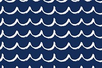 Sea wave pattern background drawing design psd