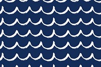 Sea wave pattern background drawing design