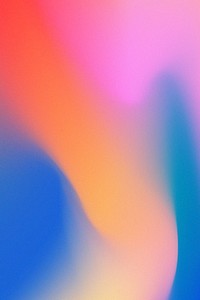 Aesthetic orange, pink, red, and blue gradient background, colorful design