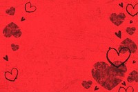 Valentine's day background, red heart design