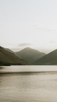 Nature iPhone wallpaper, Wast Water lake, England