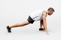 Man warming up before exercise