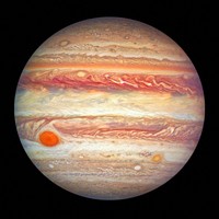 Jupiter, space sticker, planet surface psd