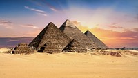 Egyptian pyramids. Original public domain image from <a href="https://commons.wikimedia.org/wiki/File:Pyramids-2159286_1920.jpg" target="_blank">Wikimedia Commons</a>