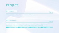 Technology business blog banner template psd