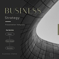 Business strategy Instagram post template, professional design psd