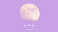 Aesthetic music blog banner template, psd