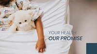 Medical, Pediatrics banner template, hospital ad psd