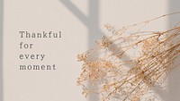 Life quote ppt presentation template, golden hour aesthetic, editable text psd