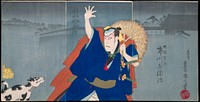 Album of Thirty-Two Triptychs of Polychrome Woodblock Prints by Various Artists (1883-1886) print in high resolution by Toyohara Kunichika. Original from the MET Museum. 
