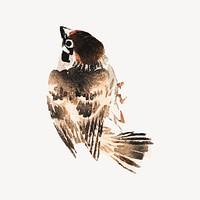 Japanese bird psd.   Remastered by rawpixel. 