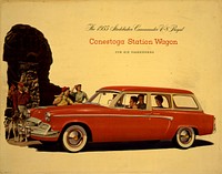 The 1955 Studebaker Commander V-8 Regal Conestoga station wagon for six passengers