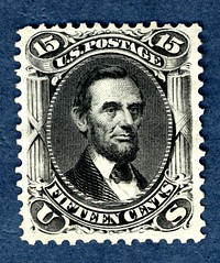 15c Abraham Lincoln re-issue single