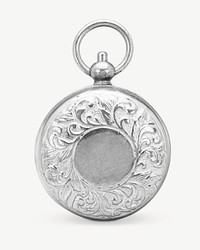 Aesthetic vintage silver pocket watch psd. Remixed by rawpixel.