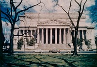 Photograph of National Archives Building at the Constitution Avenue Entrance