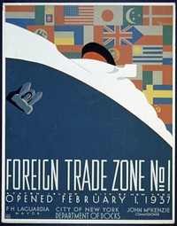 Foreign trade zone no. 1 Staten Island, City of New York, opened February 1, 1937 M. Weitzman.