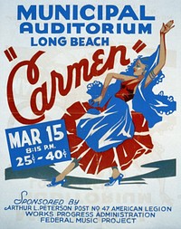 "Carmen" Municipal Auditorium, Long Beach.