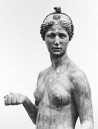 Standing woman, possibly Venus or Eve (16th century). Original public domain image from The MET Museum. Digitally enhanced by rawpixel.