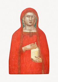 Saints Mary Magdalene, vintage religious illustration.   Remastered by rawpixel