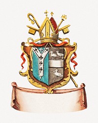 Coat of arms clipart psd. The seven days of creation are illustrated in the panels at the top of the map.  Remastered by rawpixel