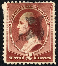 2c Washington with woman's shoe single