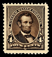 4c Abraham Lincoln single