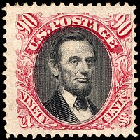 90c Abraham Lincoln G Grill single