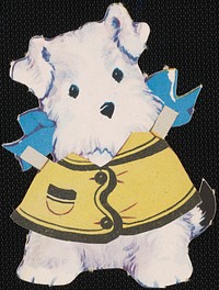             Bitsy paper doll dog in outfits          