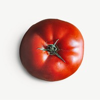 Red tomato vegetable collage element psd