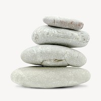 Zen stones isolated image