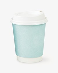 Coffee paper cup isolated image
