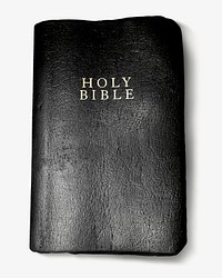 Holy Bible book isolated design