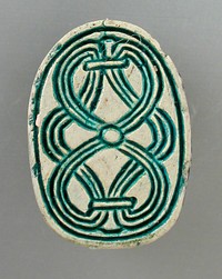 Scarab with Interwoven Design