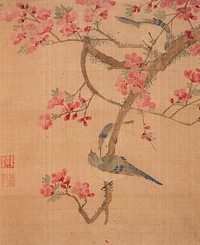 Peach Blossoms and Birds, from the album, Flowers Birds, and Fish by Ma Yuanyu