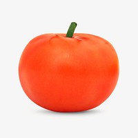 Tomato vegetable, isolated image