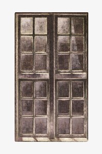 Vintage window illustration  by Vilhelm Hammersh&oslash;i.. Remixed by rawpixel.