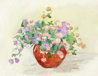 Shamrocks and bluebells in a vase, vintage flower painting by Maria Wiik. Original public domain image from Finnish National Gallery. Digitally enhanced by rawpixel.