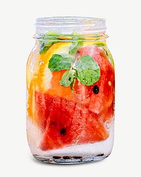 Infused water design element psd