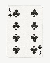 8  clover poker card collage element psd. Remixed by rawpixel.