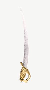 Sword, vintage weapon illustration psd.  Remixed by rawpixel. 