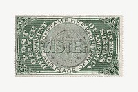 Vintage postal stamp psd.  Remixed by rawpixel. 