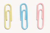 Paper clip stationery psd