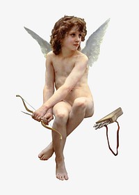 Cupid  vintage illustration. Remixed by rawpixel. 