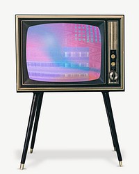 Vintage TV screen mockup psd