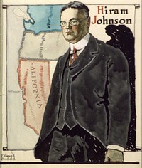 Hiram Johnson (1917) by Edward Penfield